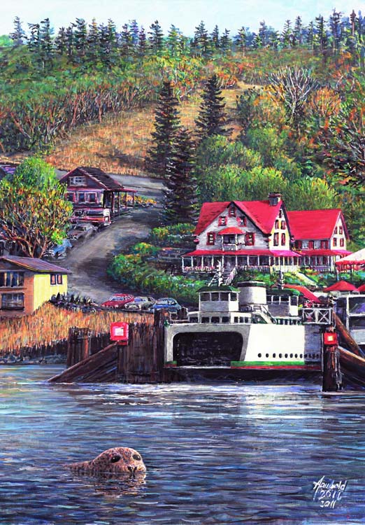 #457 All aboard for Anacortes (for 11 x 14 mat)
