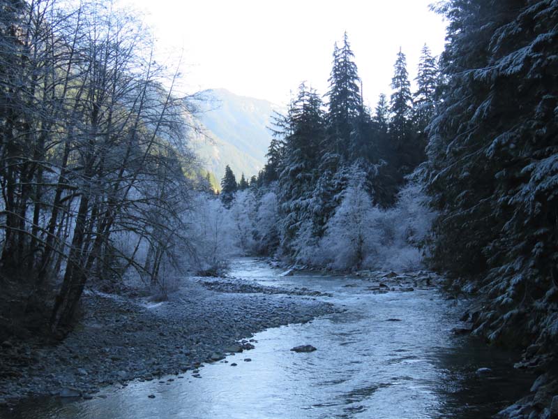 Middle Fork Snoqualmie River, shot taken December 7, 2018. Photo EN