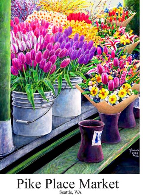 #526 Spring on the Daytables (12 x 16)