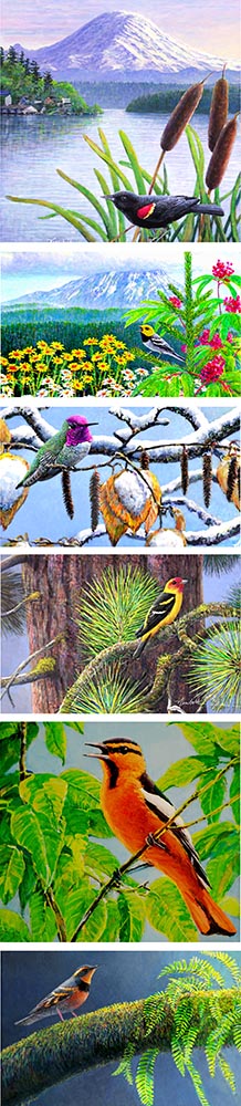 #671 Birds of Washington (8 x 31.5")