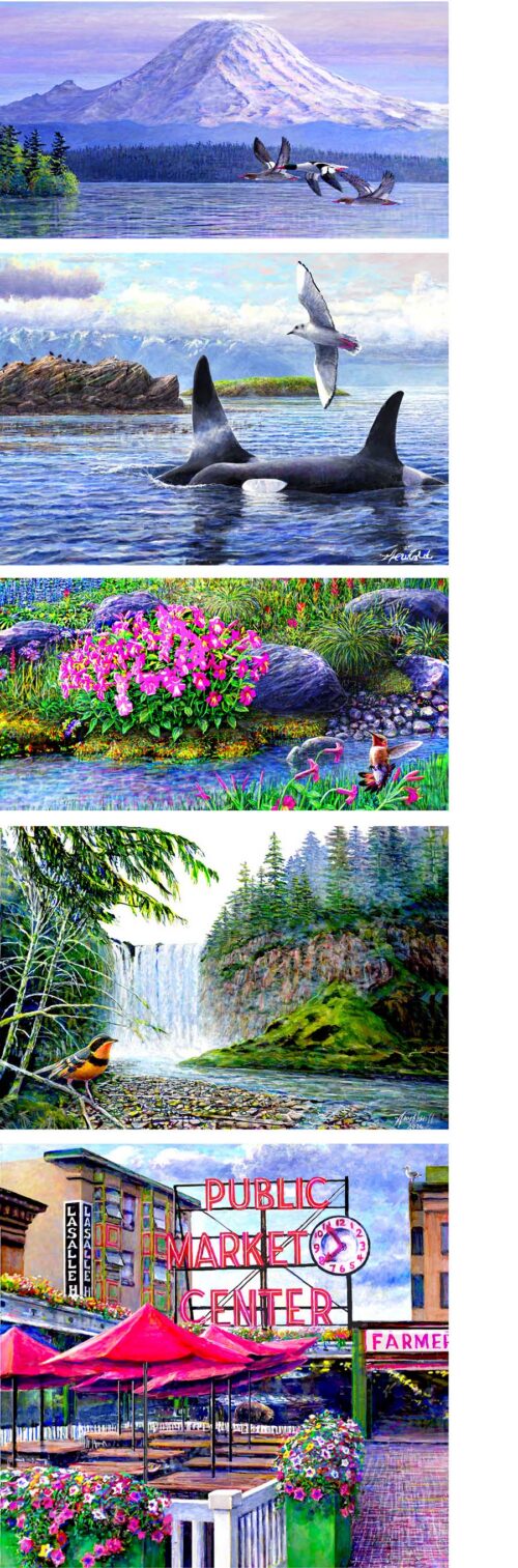 #509 Northwest Spirit Vertical XL Medley (12 x 36")